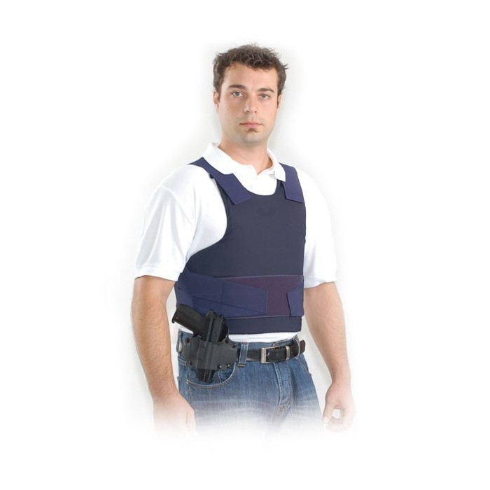 housse gilet pare balle port discret marine