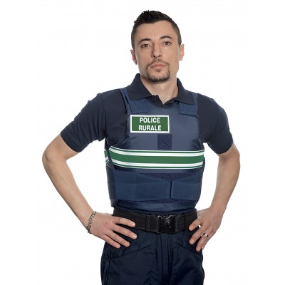 Housse de gilet pare balles One plus Police Rurale Homme