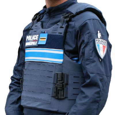 QUICK Release IIIA Police Municipale gilet pare balles