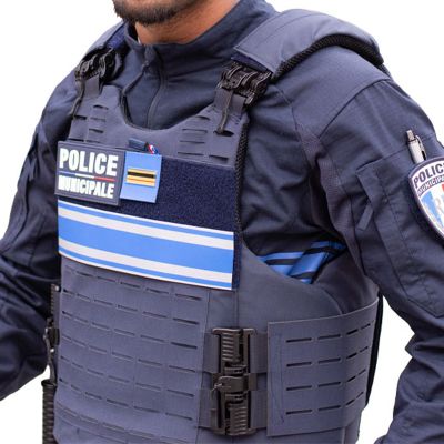 housse gilet pare balles QUICK Release Police Municipale GPB port apparent